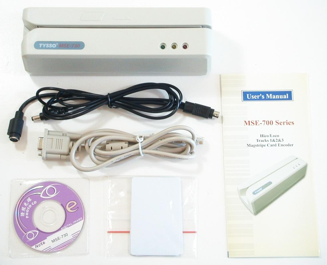 credit card reader writer kit and set